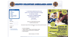 Desktop Screenshot of ambulanzaadro.it